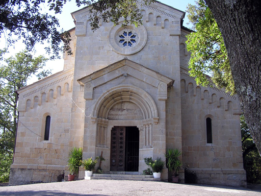 Die Kirche Madonna della Guardia 